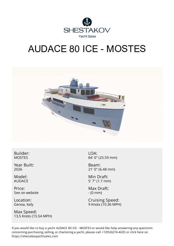 AUDACE 80 ICE - AUDACE - 2026