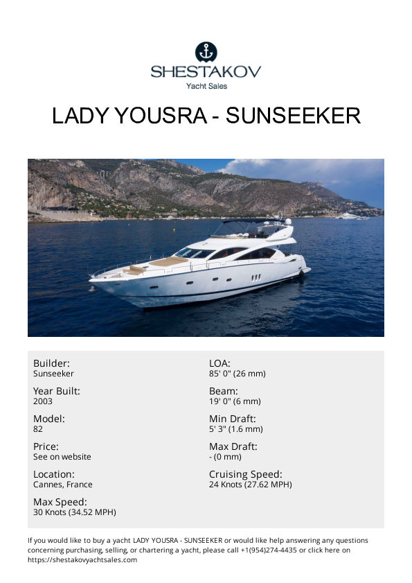 LADY YOUSRA - 82 - 2003