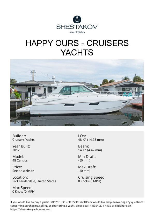 Happy Ours - 48 Cantius - 2012