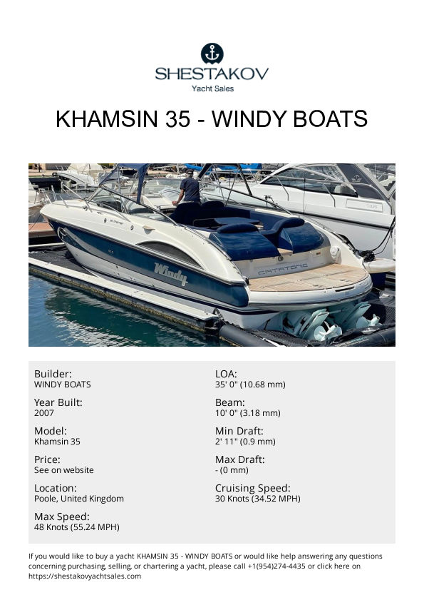 Khamsin 35 - Khamsin 35 - 2011