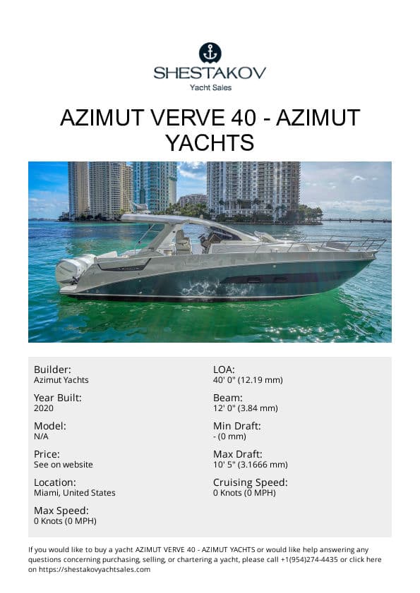 Azimut Verve 40 - undefined - 2020