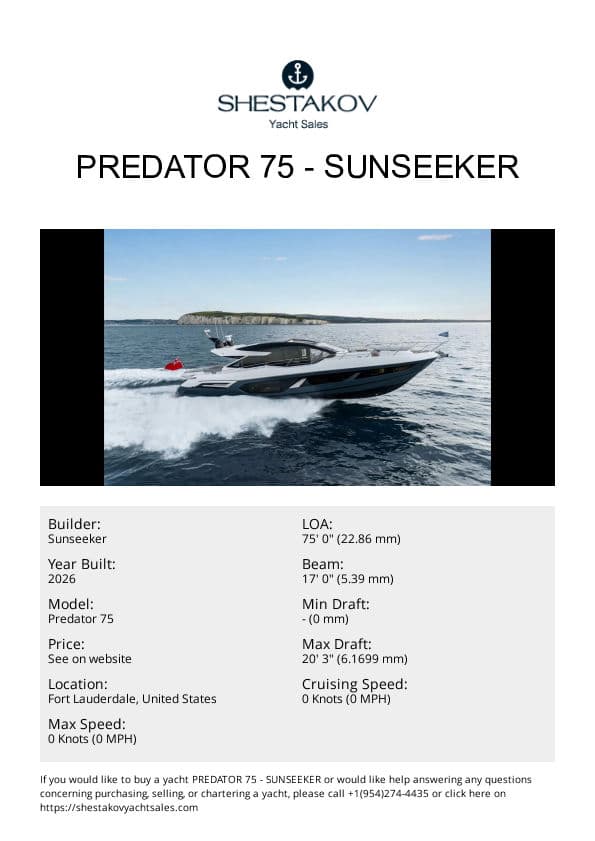 PREDATOR 75 - Predator 75 - 2026