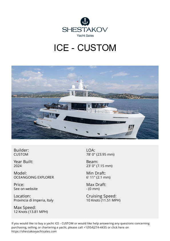 ICE - OCEANGOING EXPLORER - 2024