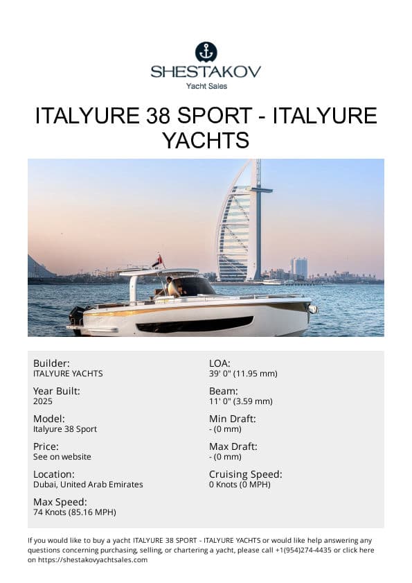 Italyure 38 sport - Italyure 38 Sport - 2025