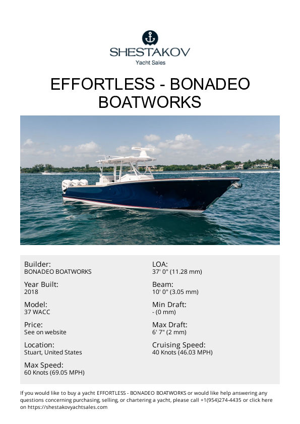 EFFORTLESS - 37 WACC - 2018