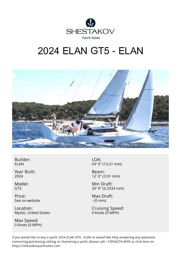 2024 Elan GT5 - GT5 - 2024