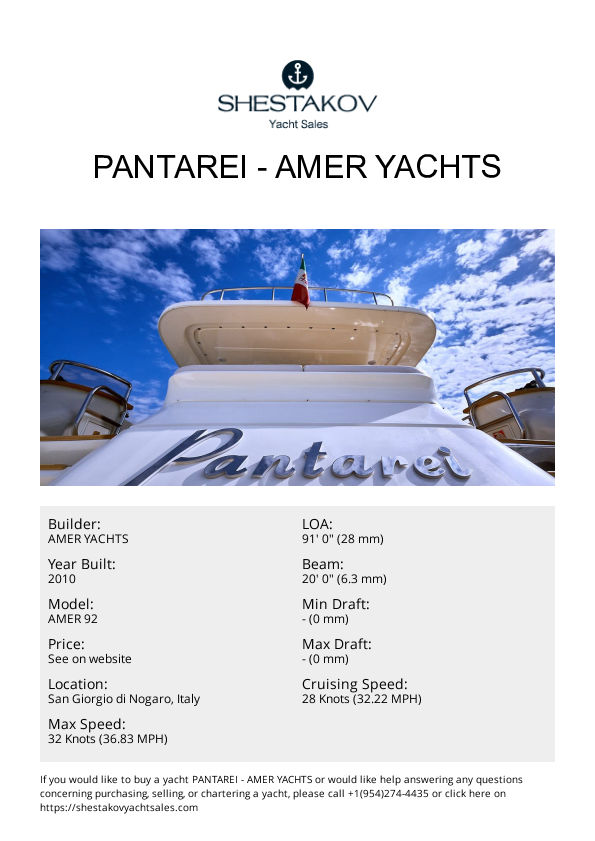 PANTAREI - AMER 92 - 2010