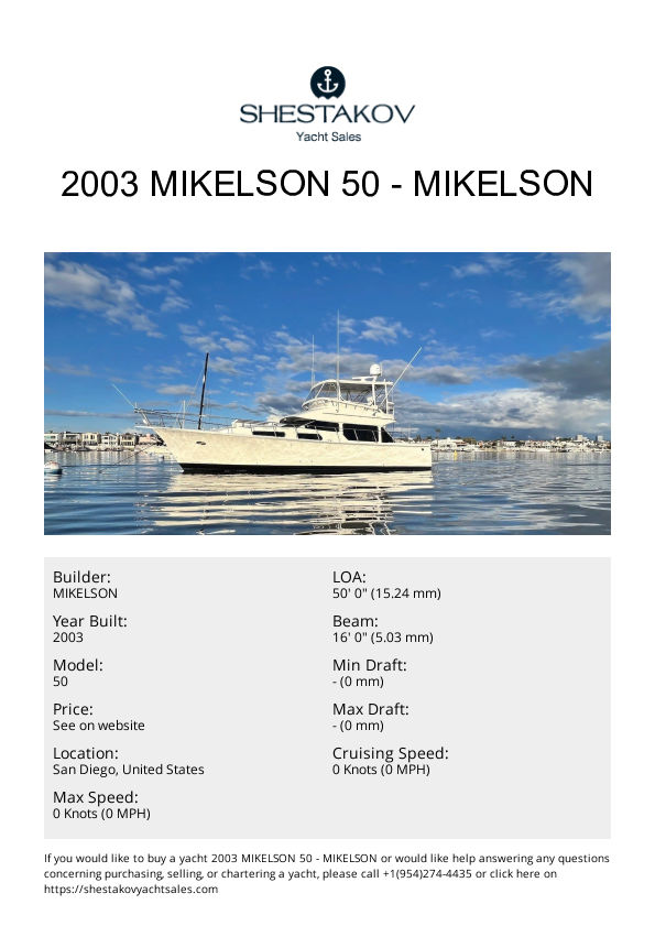 2003 Mikelson 50 - 50 - 2003