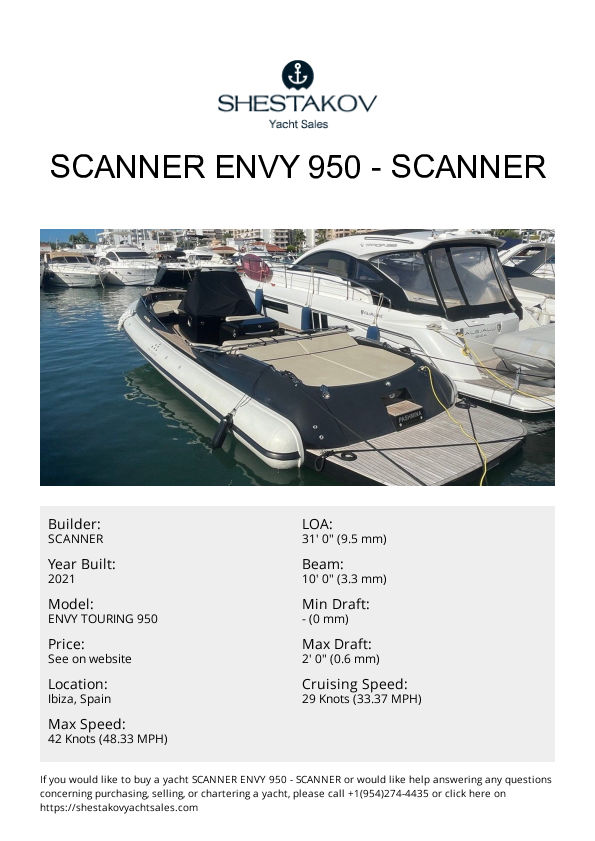 SCANNER ENVY 950 - ENVY TOURING 950 - 2021