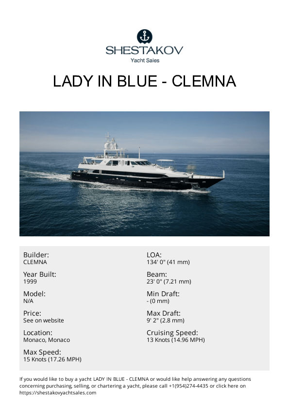 LADY IN BLUE - undefined - 1999