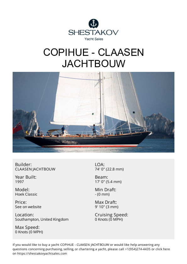 Copihue - Hoek Classic - 1997
