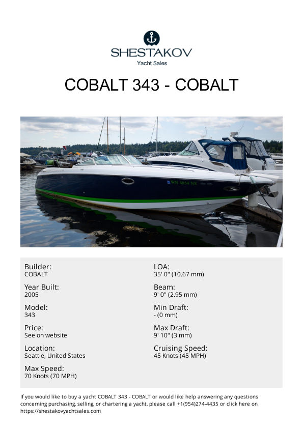 Cobalt 343 - 343 - 2005