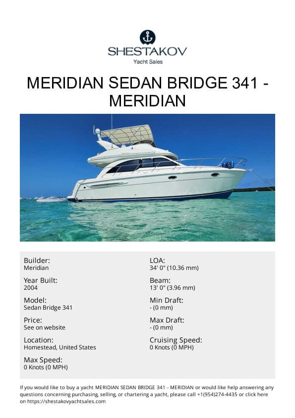 Meridian Sedan Bridge 341 - Sedan Bridge 341 - 2004