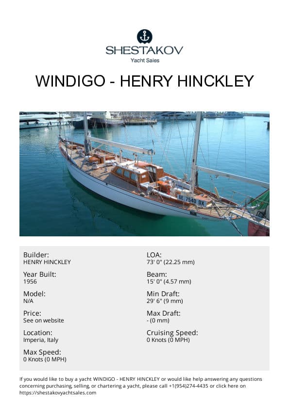 WINDIGO - undefined - 1956