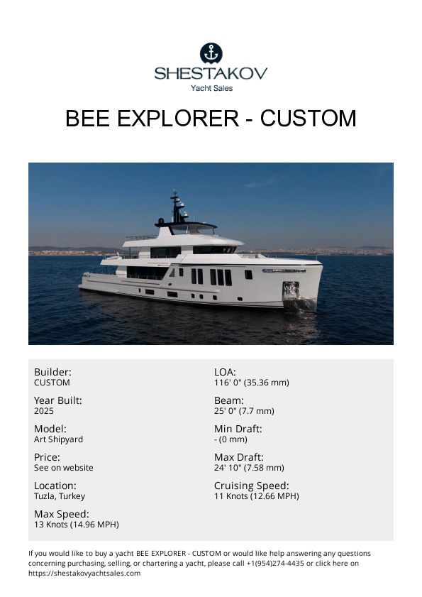 BEE EXPLORER - Art Shipyard - 2025