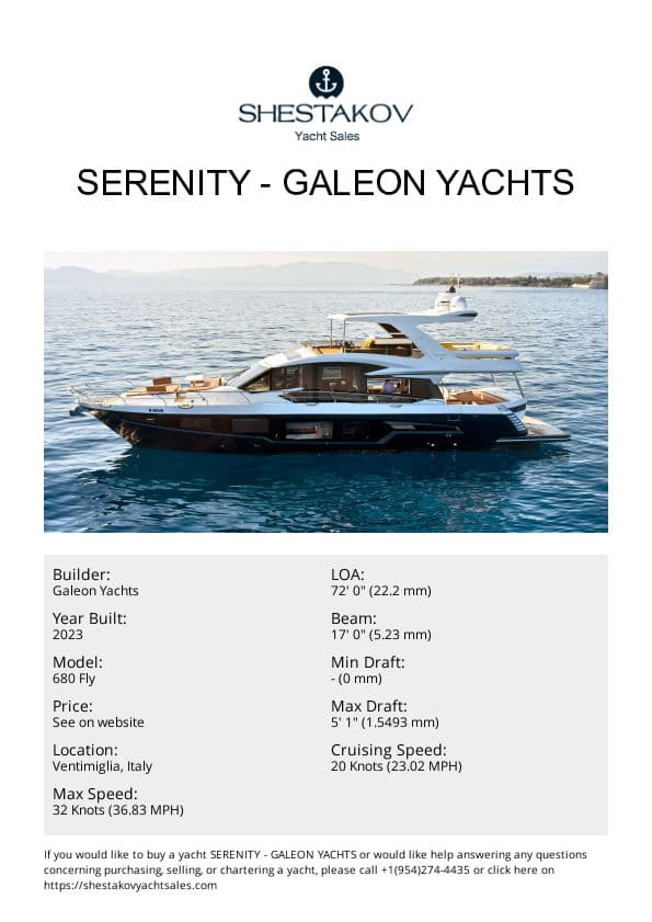 SERENITY - 680 Fly - 2023