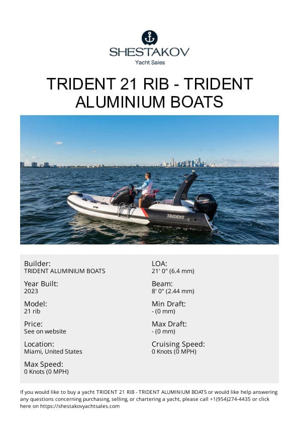 Trident 21 rib - 21 rib - 2023