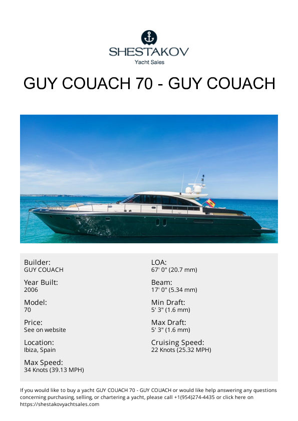 GUY COUACH 70 - 70 - 2006