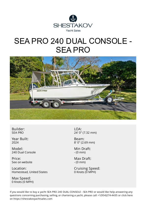 Sea Pro 240 Dual Console - 240 Dual Console - 2024