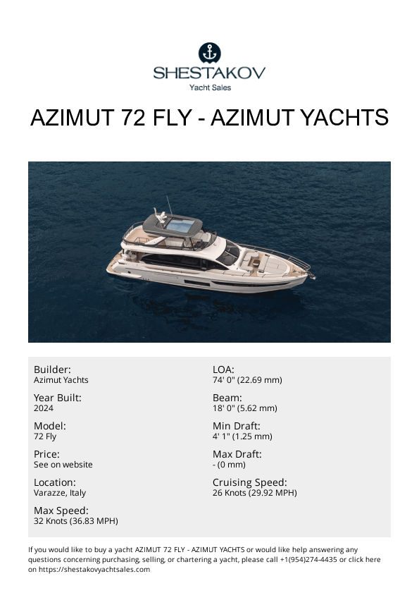 Azimut 72 Fly - 72 Fly - 2024