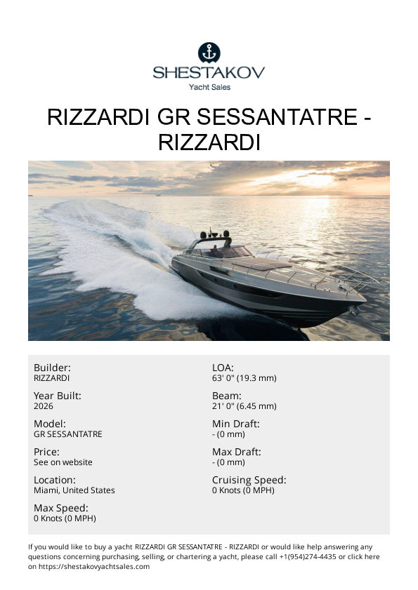 Rizzardi GR SESSANTATRE - GR SESSANTATRE - 2026