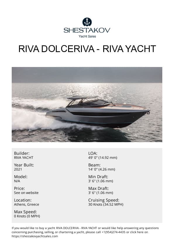Riva Dolceriva - undefined - 2021