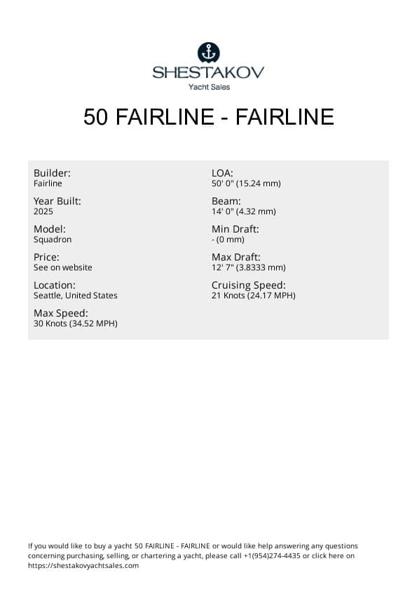 50 FAIRLINE - Squadron - 2025