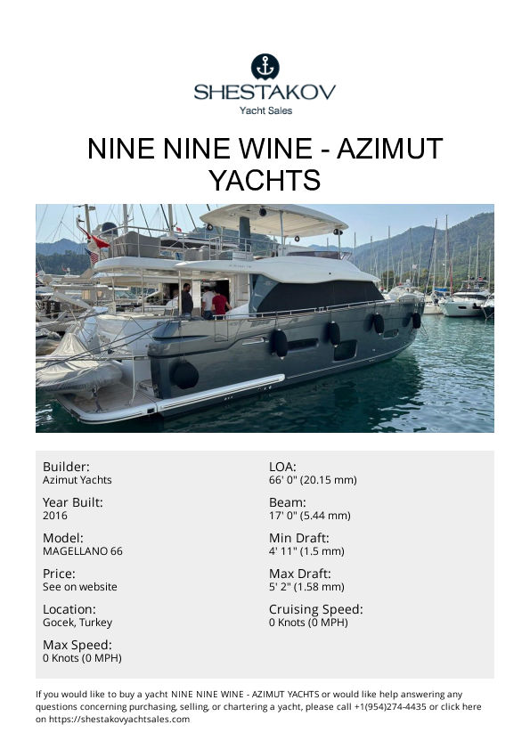 NINE NINE WINE - MAGELLANO 66 - 2016