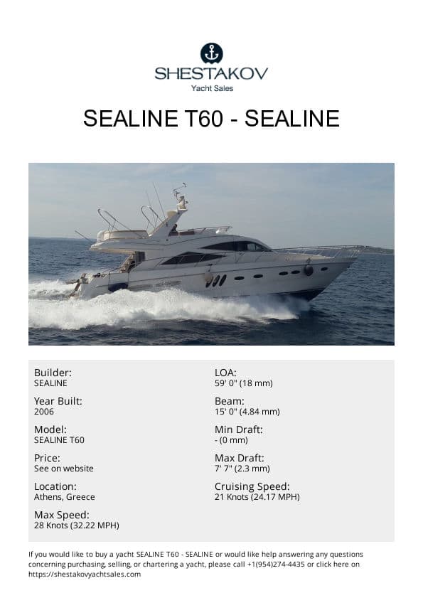 SEALINE T60 - SEALINE T60 - 2005