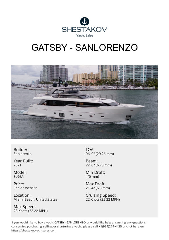 GATSBY - SL96A - 2021