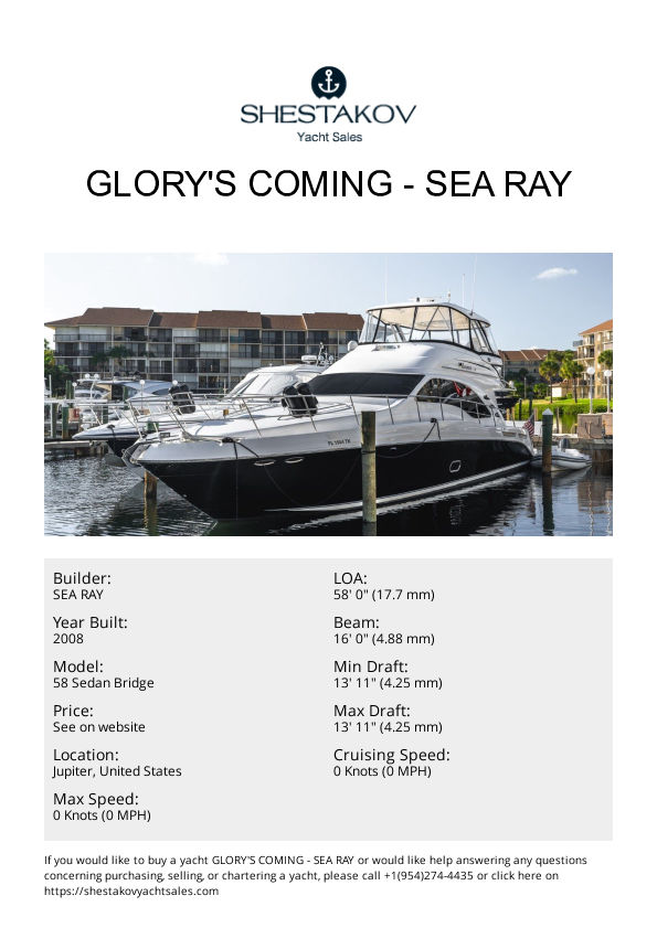 Glory's Coming - 58 Sedan Bridge - 2008