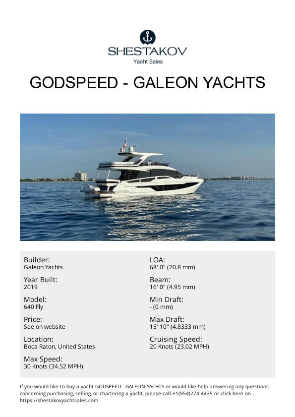 GODSPEED - 640 Fly - 2019