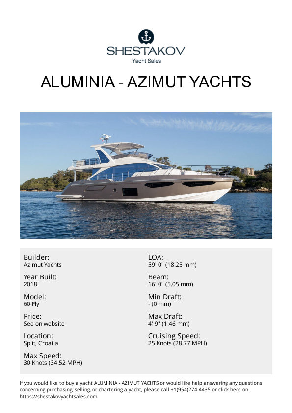 ALUMINIA - 60 Fly - 2018