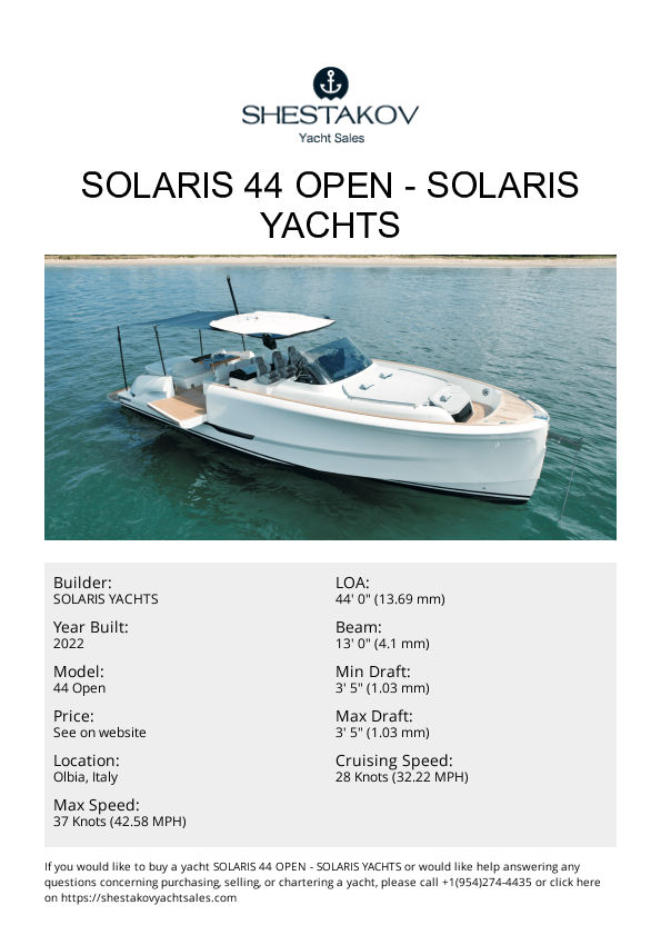 Solaris 44 open - 44 Open - 2022