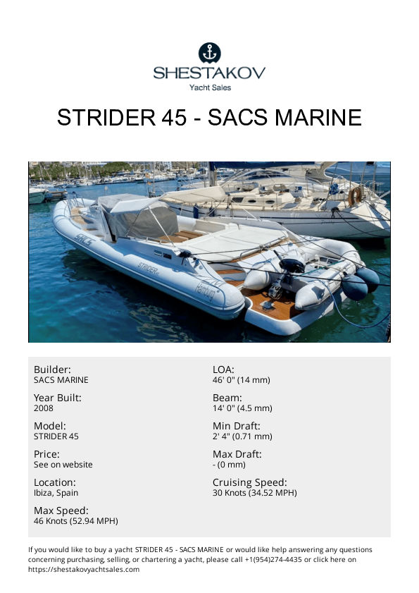 STRIDER 45 - STRIDER 45 - 2008