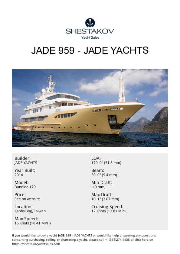 JADE 959 - Bandido 170 - 2014