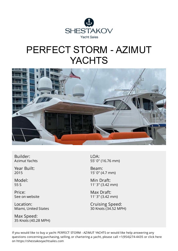 Perfect Storm - 55 S - 2015