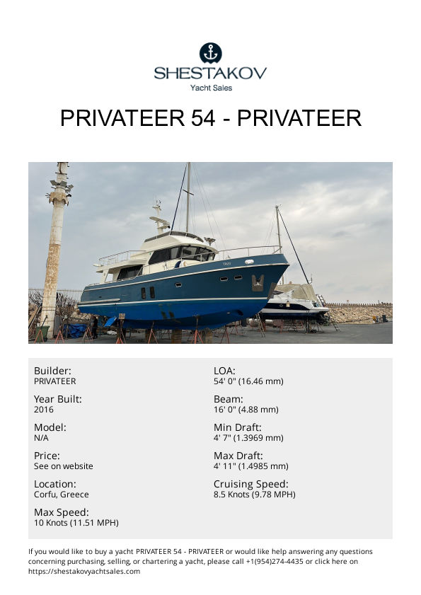 Privateer 54 - undefined - 2018