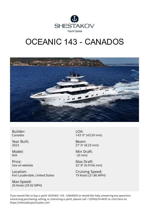 OCEANIC 143 - undefined - 2023