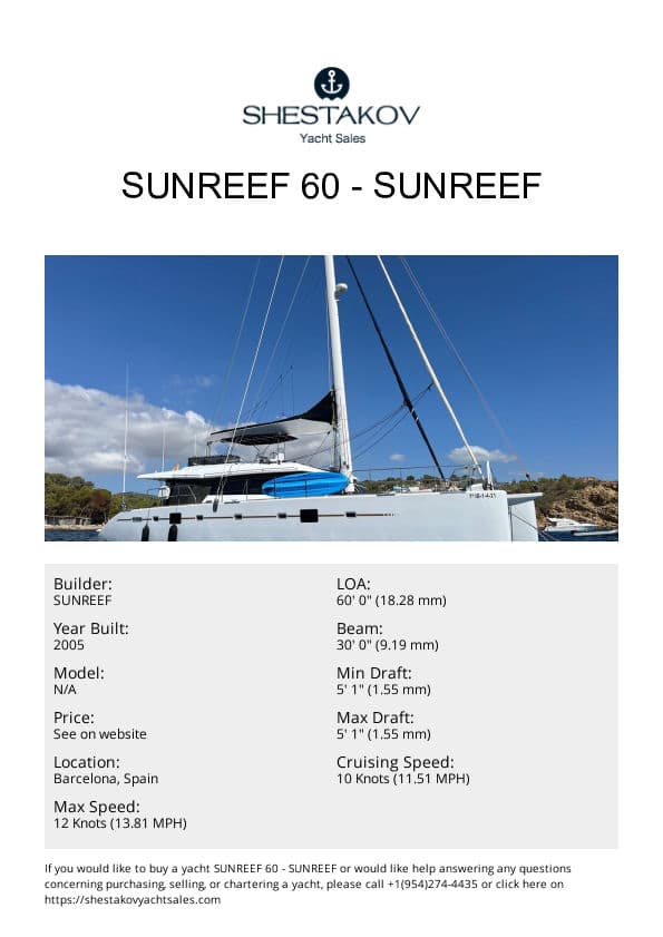 SUNREEF 60 - undefined - 2005
