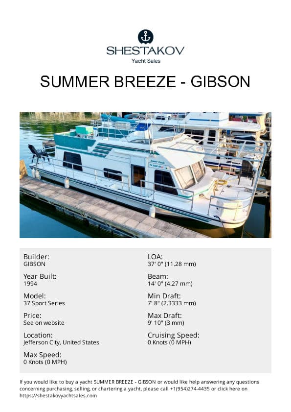 Summer Breeze - 37 Sport Series - 1995