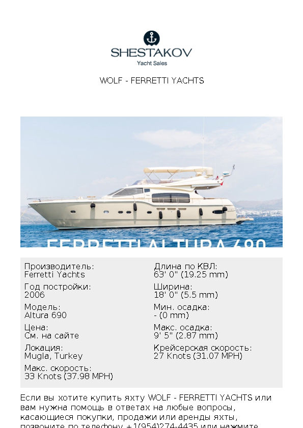 WOLF - Altura 690 - 2006