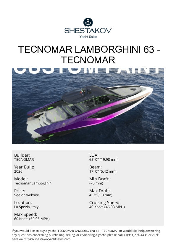  Tecnomar Lamborghini 63 - Tecnomar Lamborghini - 2026