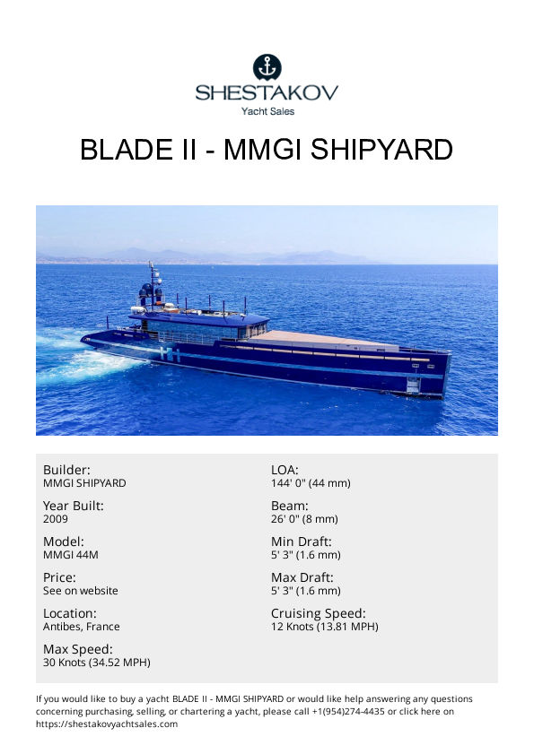 BLADE II - MMGI 44M - 2010
