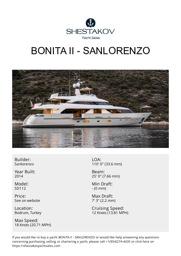 Bonita II - SD112 - 2014