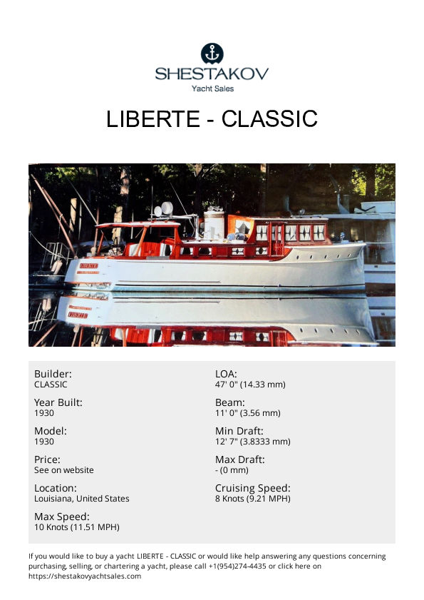 LIBERTE - 1930 - 1930