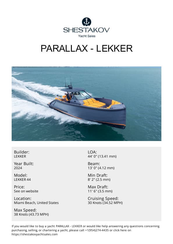 PARALLAX - LEKKER 44 - 2024
