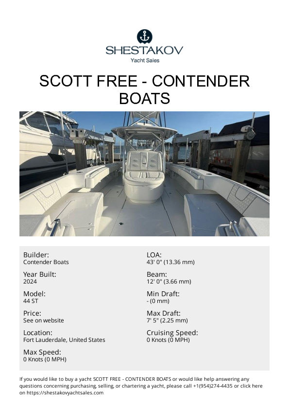 SCOTT FREE - 44 ST - 2024