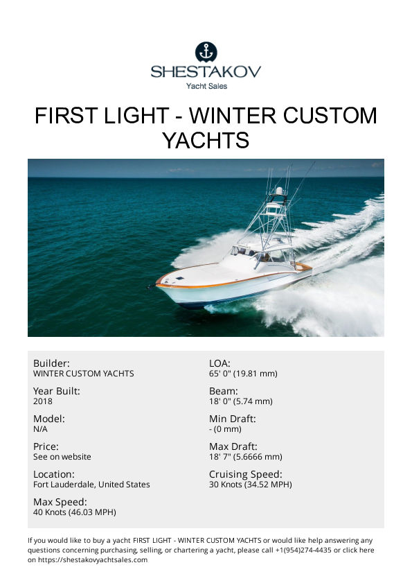 FIRST LIGHT - undefined - 2018