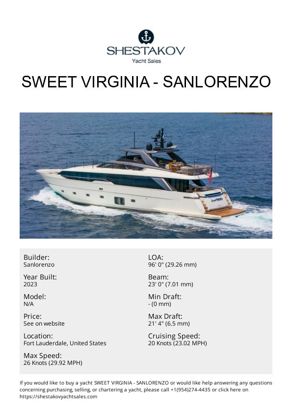 SWEET VIRGINIA - undefined - 2023